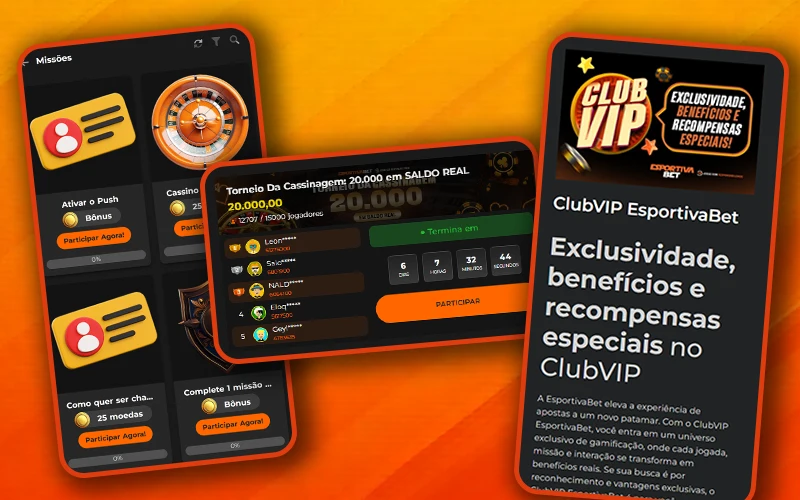 Faça parte do clube exclusivo EsportivaBet.